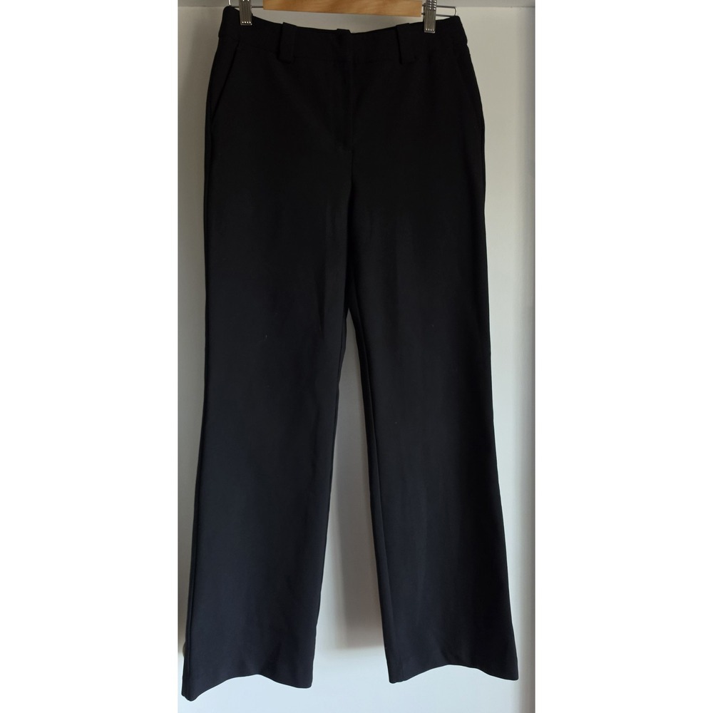 Rachel Zoe Pants Women Size 6 Black Solid Classic Trousers Slacks